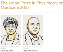 重磅！2023年诺贝尔生理学或医学奖揭晓！
